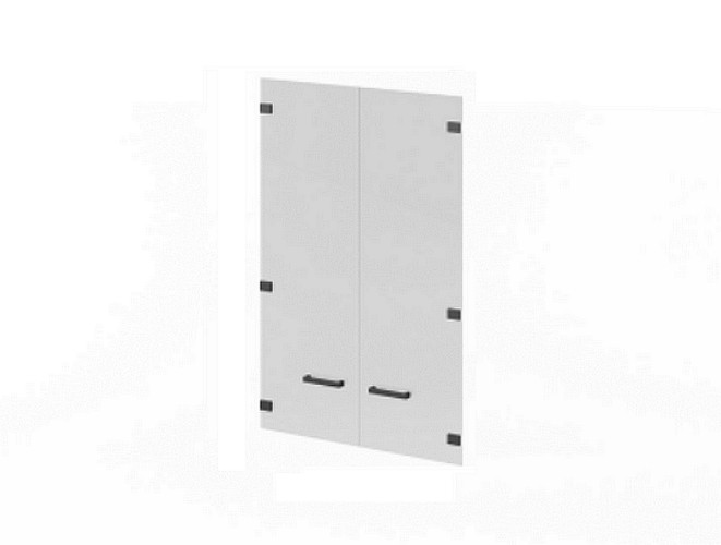 Мебель для персонала LEMO L-022 Двери средние стеклянные тонированные 2 шт.