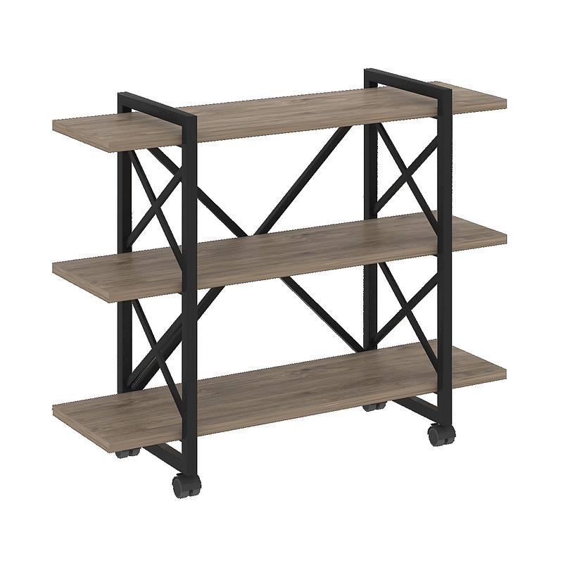 Мебель для персонала LOFT VR.L-MST.K-3.8V Мобильный стеллаж на колесных опорах 3 полки