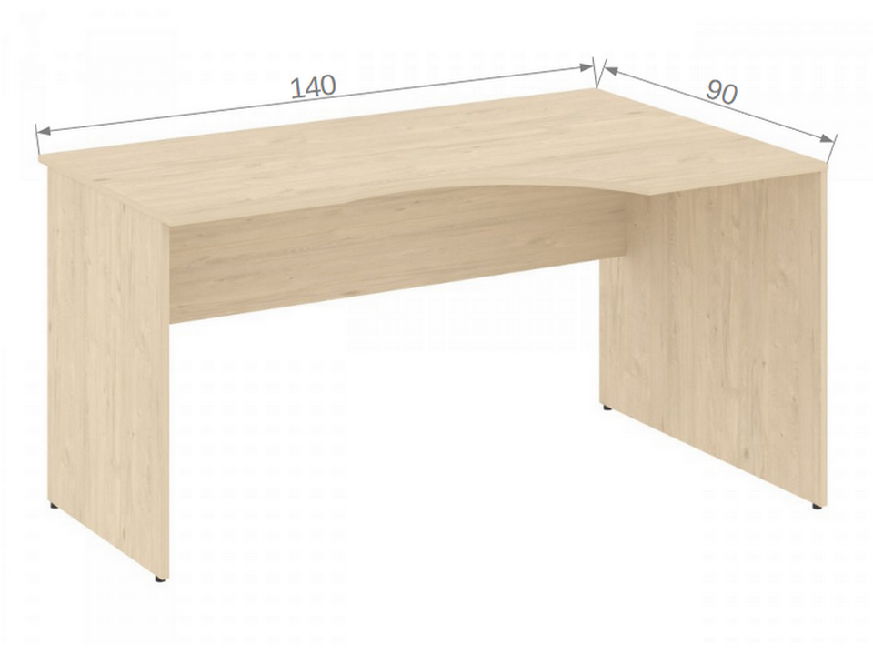 Мебель для персонала NOVA S В.СА-2Пр Стол криволинейный правый