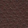 Перфорированная  коричневая кожа №723