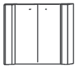 СТ-8.4 Дверь стекло в рамке МДФ к широким стеллажам (2шт)