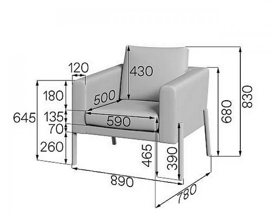 Диван офисный ТАЛЕР - вид 9
