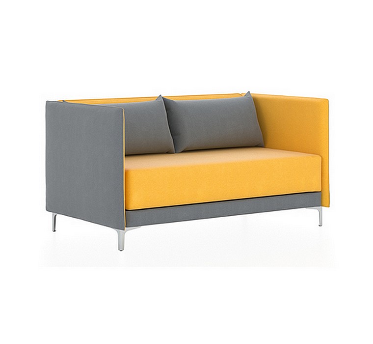 Офисный диван без подлокотников Графит - вид 14