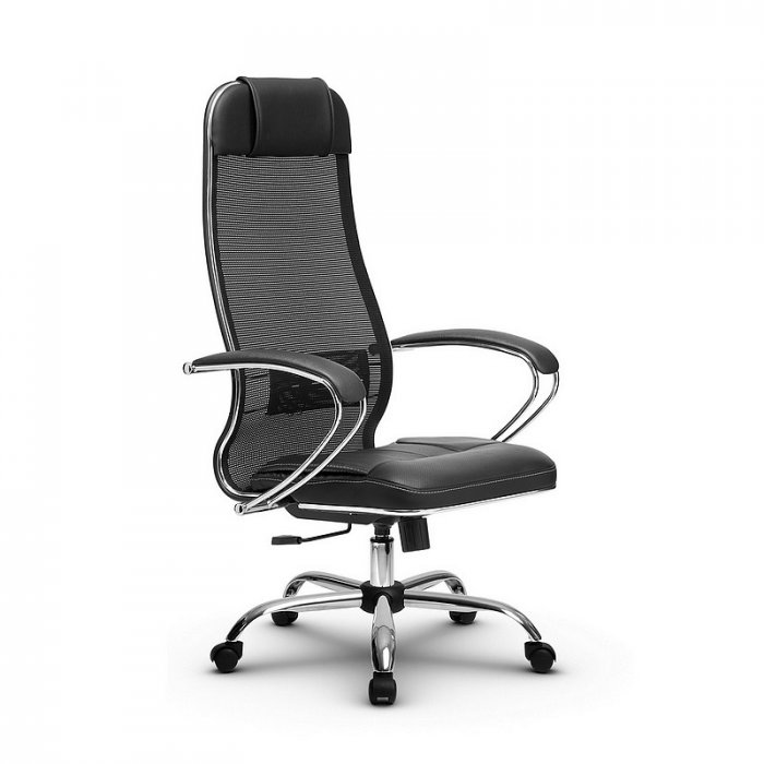 Кресло руководителя МЕТТА В-1m-5/K116 хром 17833